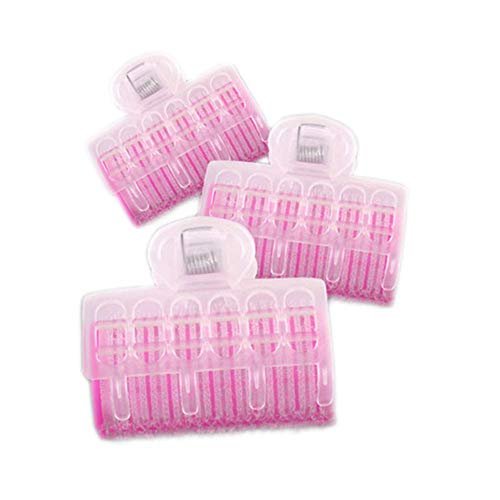 3-Piece Set of Magic Bendy Hair Rollers for Spiral Curls – DIY Air Bang Curlers, Big Size, Plastic, Multi-Color - görsel 1