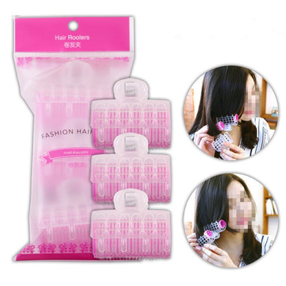 3-Piece Set of Magic Bendy Hair Rollers for Spiral Curls – DIY Air Bang Curlers, Big Size, Plastic, Multi-Color