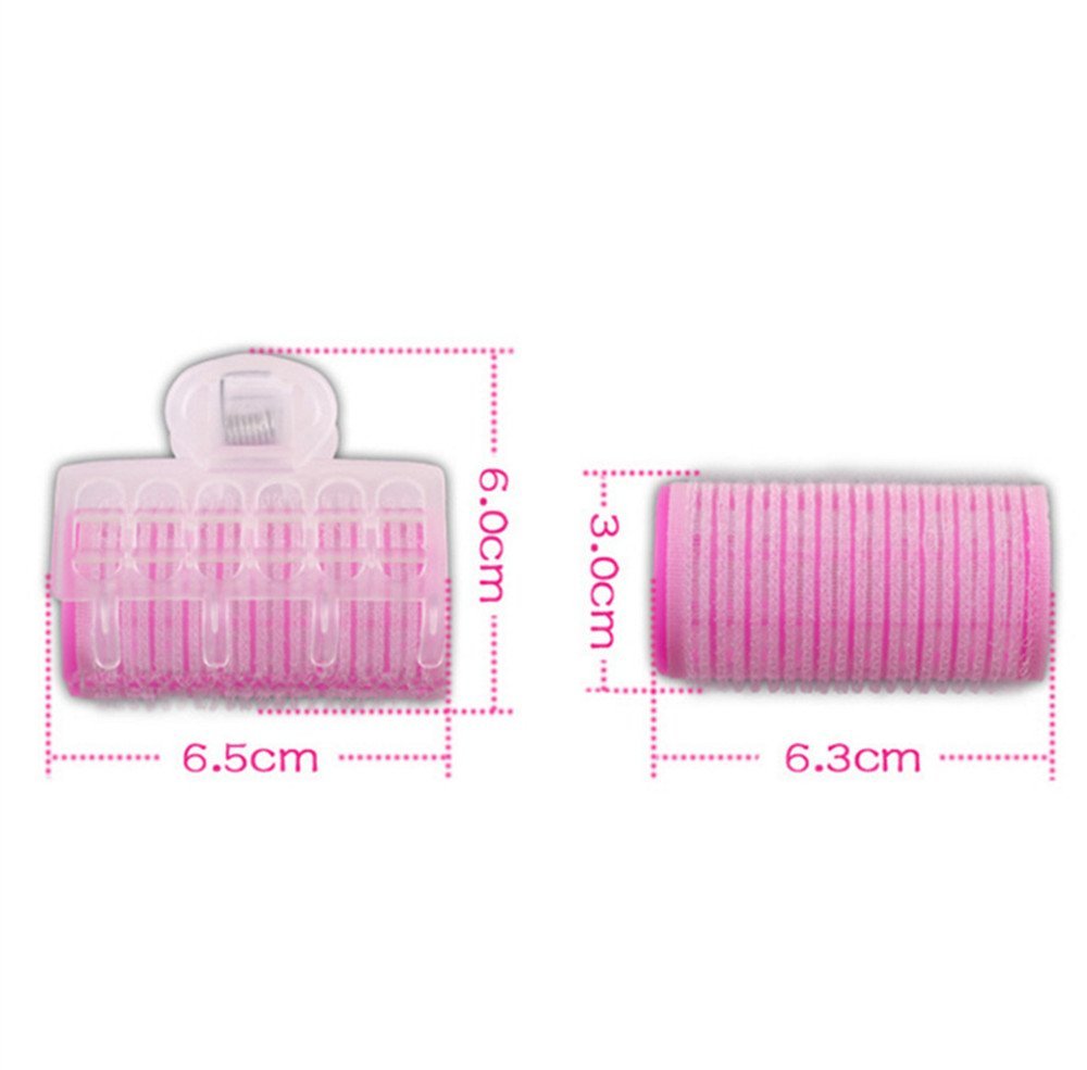 3-Piece Set of Magic Bendy Hair Rollers for Spiral Curls – DIY Air Bang Curlers, Big Size, Plastic, Multi-Color - görsel 8
