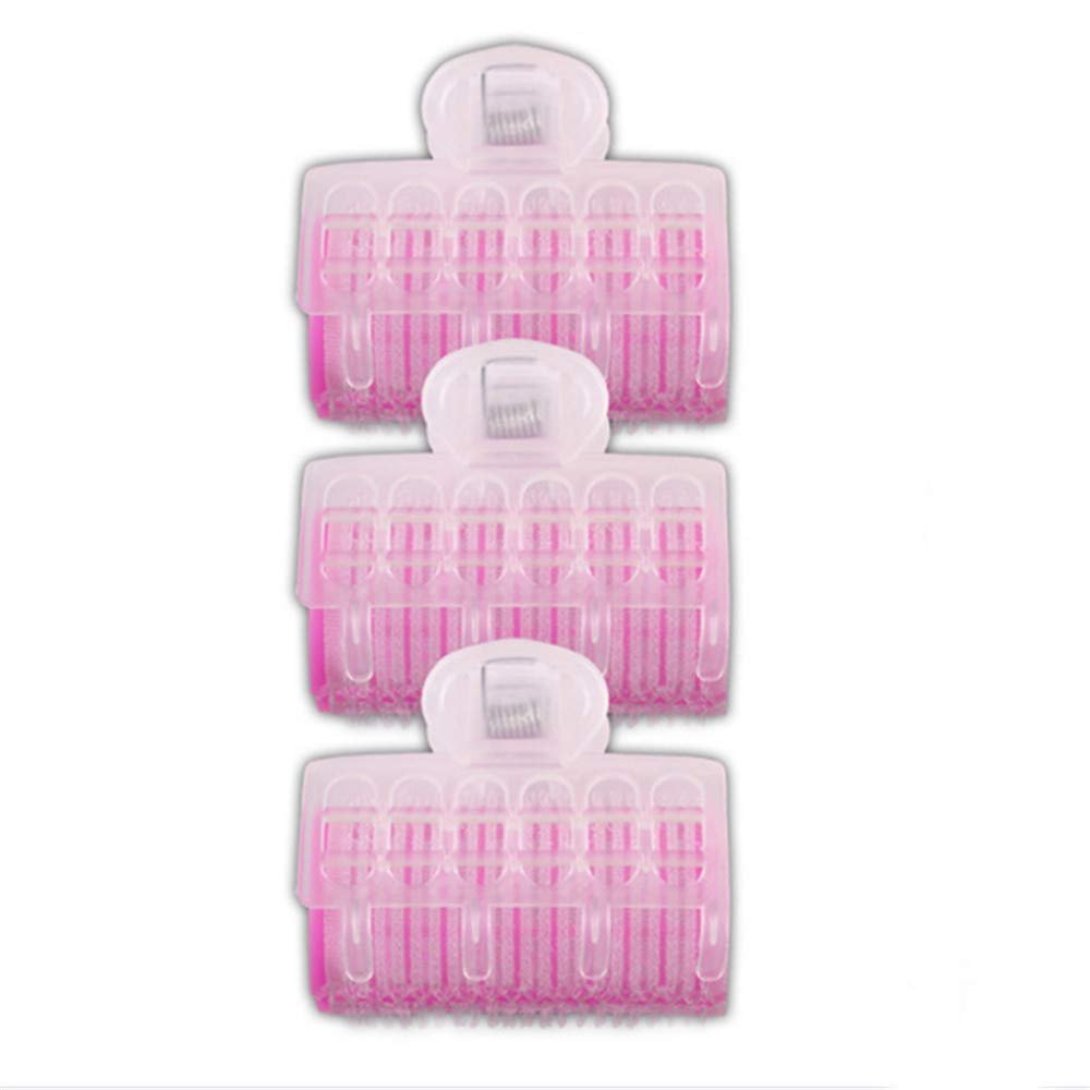 3-Piece Set of Magic Bendy Hair Rollers for Spiral Curls – DIY Air Bang Curlers, Big Size, Plastic, Multi-Color - görsel 6