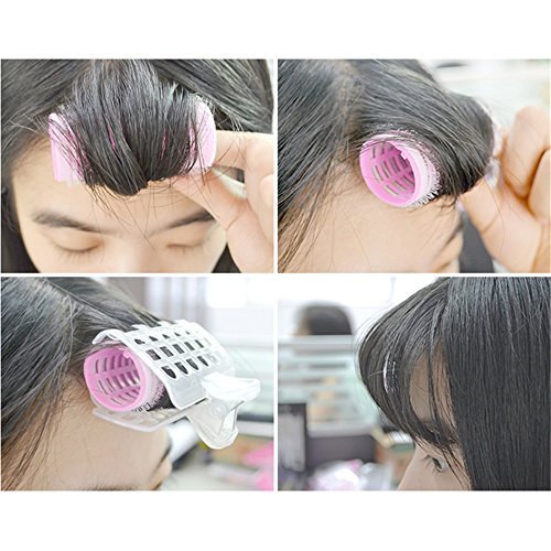 3-Piece Set of Magic Bendy Hair Rollers for Spiral Curls – DIY Air Bang Curlers, Big Size, Plastic, Multi-Color - görsel 13