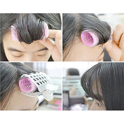 3-Piece Set of Magic Bendy Hair Rollers for Spiral Curls – DIY Air Bang Curlers, Big Size, Plastic, Multi-Color