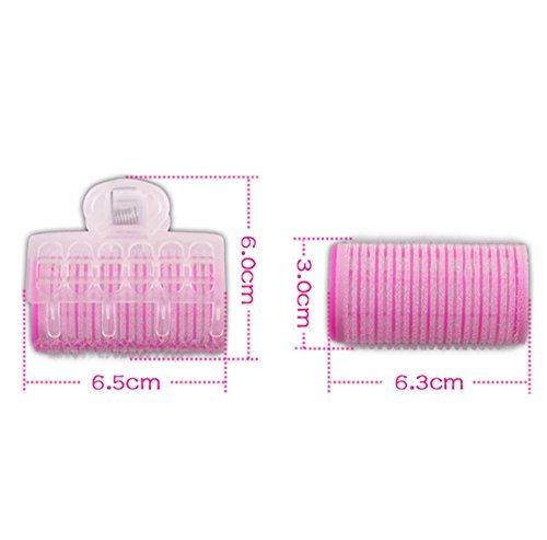 3-Piece Set of Magic Bendy Hair Rollers for Spiral Curls – DIY Air Bang Curlers, Big Size, Plastic, Multi-Color - görsel 7