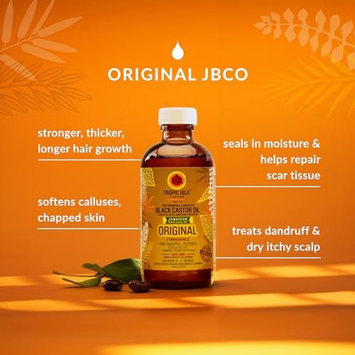 Jamaican Black Castor Oil 59ml – Rich in Vitamin E, Omega Fatty Acids & Minerals for Hair Growth, Skin Conditioning, Eyebrows & Eyelashes - görsel 4