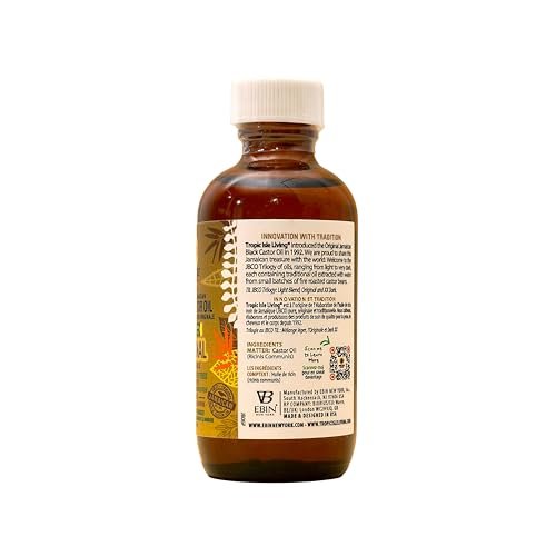 Jamaican Black Castor Oil 59ml – Rich in Vitamin E, Omega Fatty Acids & Minerals for Hair Growth, Skin Conditioning, Eyebrows & Eyelashes - görsel 14