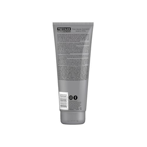 Freeman Pore Clearing Volcanic Ash Peel-Off Gel Facial Mask - Deep Cleansing, Removes Dirt from Pores, Not Over-Drying, Easy-to-Use, for Men, 6 fl oz (175 mL) - görsel 12