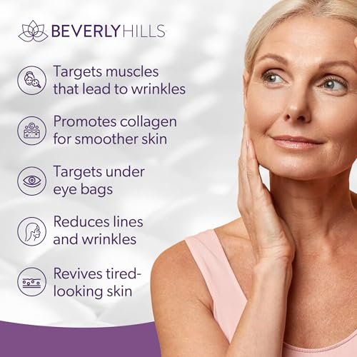 Beverly Hills Instant Facelift Anti Aging Eye Serum – 30mL (120 Days Supply) for Dark Circles, Puffy Eyes, and Wrinkles Avelisse