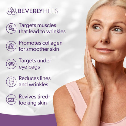 Beverly Hills Instant Facelift Anti Aging Eye Serum – 30mL (120 Days Supply) for Dark Circles, Puffy Eyes, and Wrinkles Avelisse
