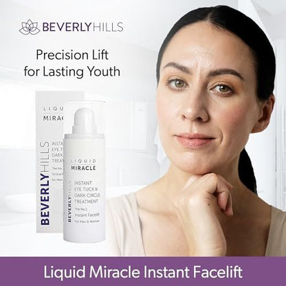Beverly Hills Instant Facelift Anti Aging Eye Serum – 30mL (120 Days Supply) for Dark Circles, Puffy Eyes, and Wrinkles Avelisse