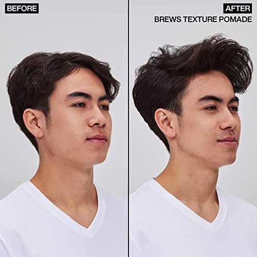 Redken Brews Texture Pomade - Maximum Strong Hold, Natural Matte Finish for All Hair Types Avelisse