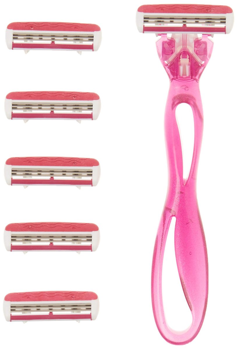 BIC Click 3 Soleil Women's Disposable Razors, 3 Blades with Moisture Strip, 12 Count Avelisse