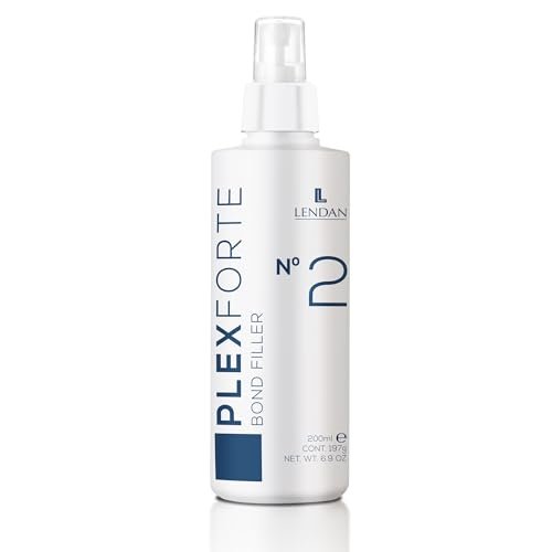 Lendan Plex Forte Nº2 Bond Filler – Damaged Hair Repair Treatment (6.9 Fl Oz) – Strengthens, Nourishes, Repairs, Preserves Color, Heat Protector Avelisse