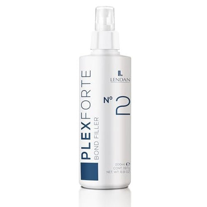 Lendan Plex Forte Nº2 Bond Filler – Damaged Hair Repair Treatment (6.9 Fl Oz) – Strengthens, Nourishes, Repairs, Preserves Color, Heat Protector Avelisse