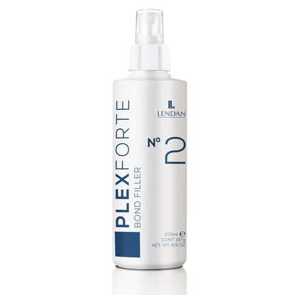 Lendan Plex Forte Nº2 Bond Filler – Damaged Hair Repair Treatment (6.9 Fl Oz) – Strengthens, Nourishes, Repairs, Preserves Color, Heat Protector Avelisse