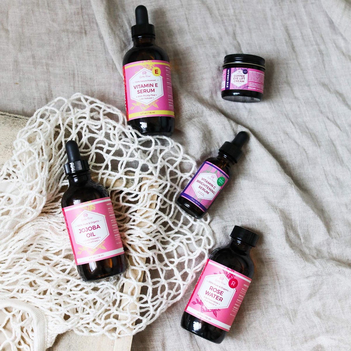 Leven Rose Vitamin E Oil Serum for Face and Skin, 4 fl oz - Hydrating Moisturizer, Multi-Use Body, Hair & Nail Oil Avelisse