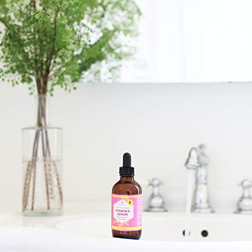 Leven Rose Vitamin E Oil Serum for Face and Skin, 4 fl oz - Hydrating Moisturizer, Multi-Use Body, Hair & Nail Oil Avelisse