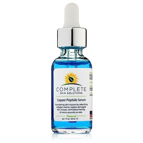 Copper Peptide Face Serum with Anti-Aging Skin Solutions - 1oz/30ml Anti-Wrinkle Formula for Youthful Skin Avelisse