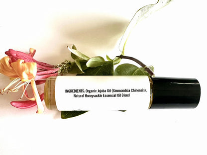 shamarwyn Honeysuckle Perfume Oil - Natural Organic Botanical Roll-On, 0.34 Fl Oz Avelisse