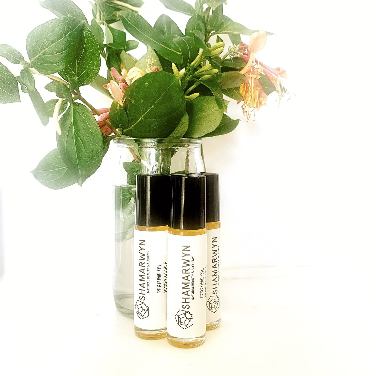 shamarwyn Honeysuckle Perfume Oil - Natural Organic Botanical Roll-On, 0.34 Fl Oz Avelisse