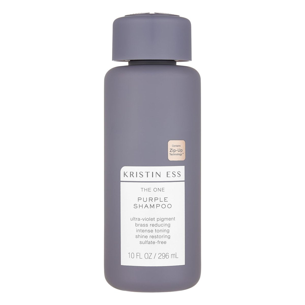 Kristin Ess Hair The One Purple Shampoo for Toning Blonde Hair - Neutralizes Brass & Yellow Tones, Shine Restoring - Sulfate, Silicone & Paraben Free, Color + Keratin Safe, 10 fl. oz. - görsel 2