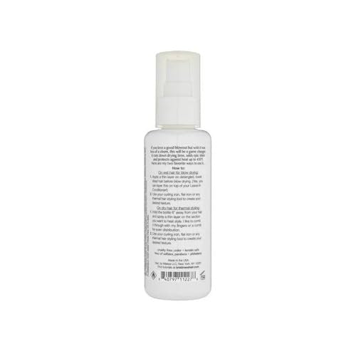 Kristin Ess Hydrating Heat Protection Spray - Blow Dry Frizz Control & Shine Enhancing, Anti-Humidity Thermal Protectant up to 450°F, Pear Fragrance, 5 Fl Oz - görsel 12