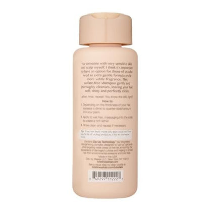 Kristin Ess Hair Extra Gentle Shampoo for Sensitive Skin + Scalp - Moisturizing & Hydrating, Vegan, Color Safe & Keratin Safe, 10 fl oz Avelisse