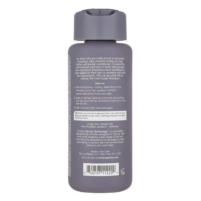 Kristin Ess Hair The One Purple Conditioner for Toning + Moisturizing Blonde Hair - Neutralizes Brass + Yellow Tones - Sulfate, Silicone and Paraben Free, Color + Keratin Safe, 10 fl. oz. Avelisse