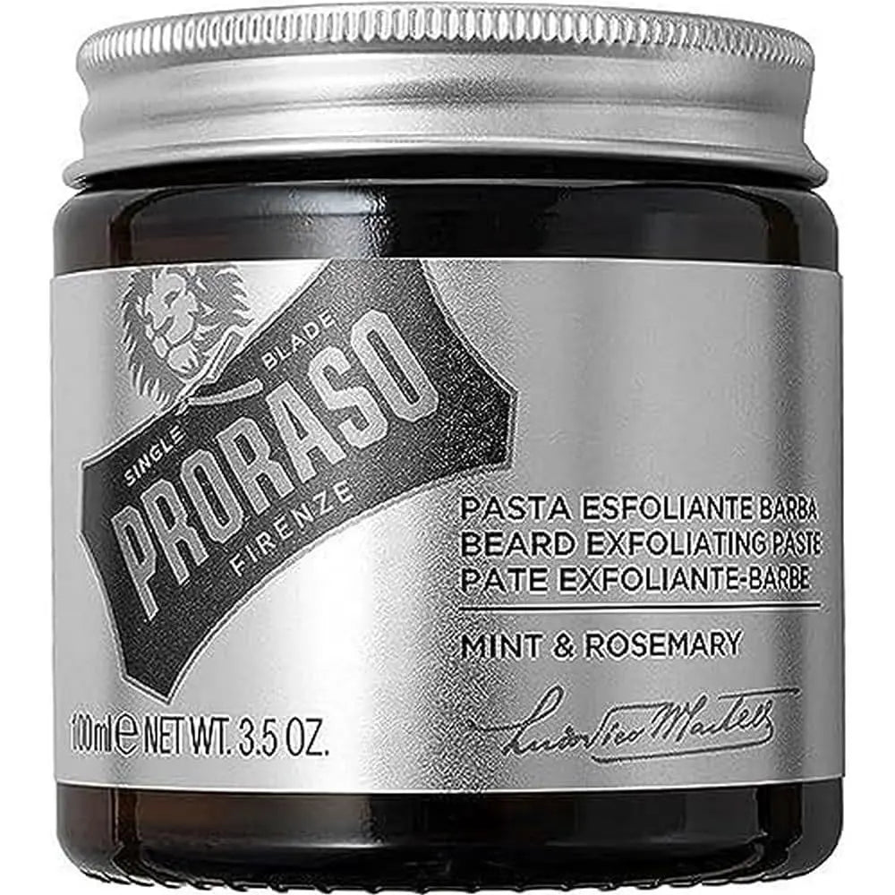 Proraso Exfoliating Beard Paste - Deep Cleansing Facial Scrub & Beard Exfoliator for Men, 3.5 oz Avelisse