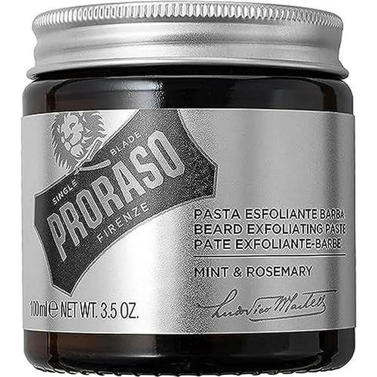 Proraso Exfoliating Beard Paste - Deep Cleansing Facial Scrub & Beard Exfoliator for Men, 3.5 oz Avelisse