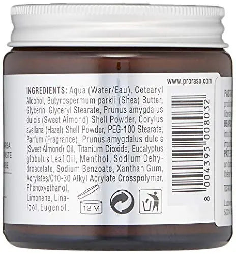 Proraso Exfoliating Beard Paste - Deep Cleansing Facial Scrub & Beard Exfoliator for Men, 3.5 oz Avelisse