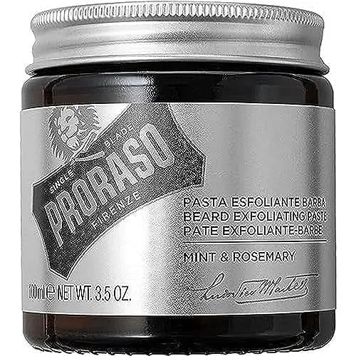 Proraso Exfoliating Beard Paste - Deep Cleansing Facial Scrub & Beard Exfoliator for Men, 3.5 oz Avelisse