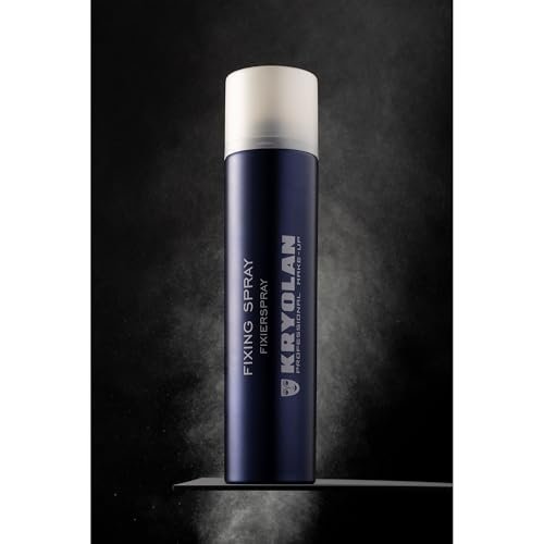 Kryolan Professional Make-up Aerosol Fixing Spray 300 ml - Long-Lasting Makeup Sealer Avelisse