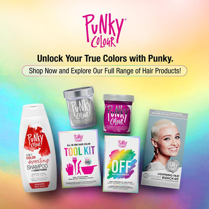 Punky Colour Redilicious 3-in-1 Color Depositing Conditioner & Hair Cleanser - Sulfate-Free Semi-Permanent Hair Color Refresh (8.5 fl oz)