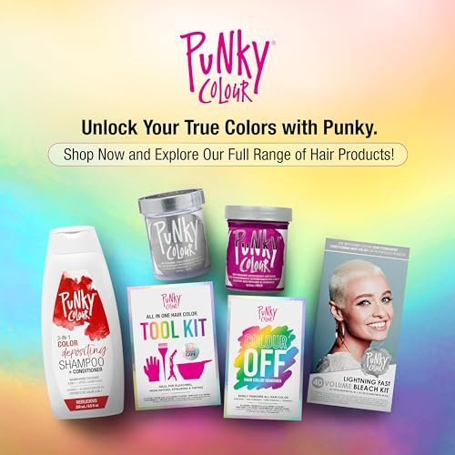 Punky Colour Redilicious 3-in-1 Color Depositing Conditioner & Hair Cleanser - Sulfate-Free Semi-Permanent Hair Color Refresh (8.5 fl oz) - görsel 12