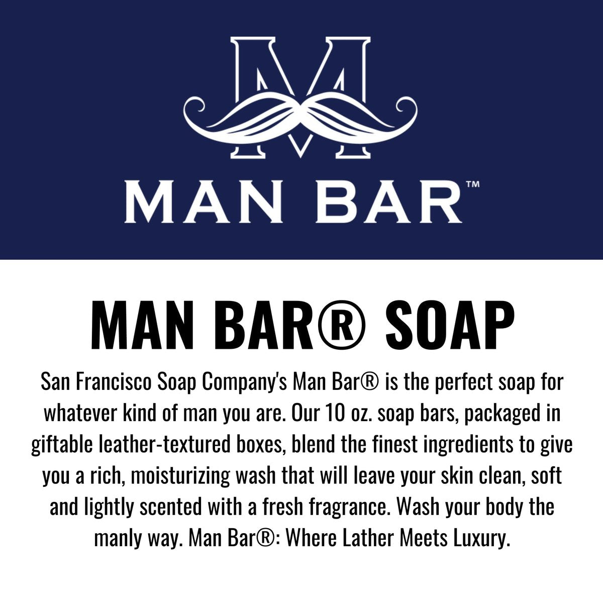San Francisco Soap Company Silver Sage and Bergamot Men's Bar Soap - Deep Cleansing, No Harmful Chemicals, All Skin Types, Made in USA - görsel 8