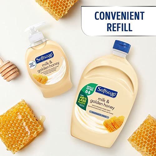 Softsoap Moisturizing Liquid Hand Soap, Milk and Honey, 7.5 oz (Pack of 6) - görsel 11