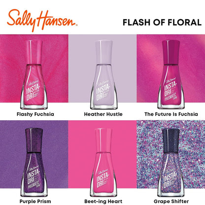 Sally Hansen Insta-Dri Nail Polish - Grape Shifter - Quick Dry, Long Lasting, Streak-Free Shine - Purple Avelisse