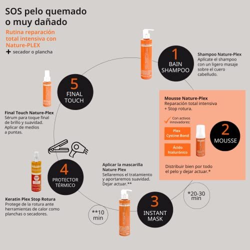 abril et nature - Nature Plex STOP Breakage Shampoo - Preventive, Protective & Repairing for Damaged Hair - 250 ml - görsel 12