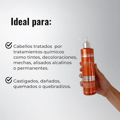 abril et nature - Nature Plex STOP Breakage Shampoo - Preventive, Protective & Repairing for Damaged Hair - 250 ml