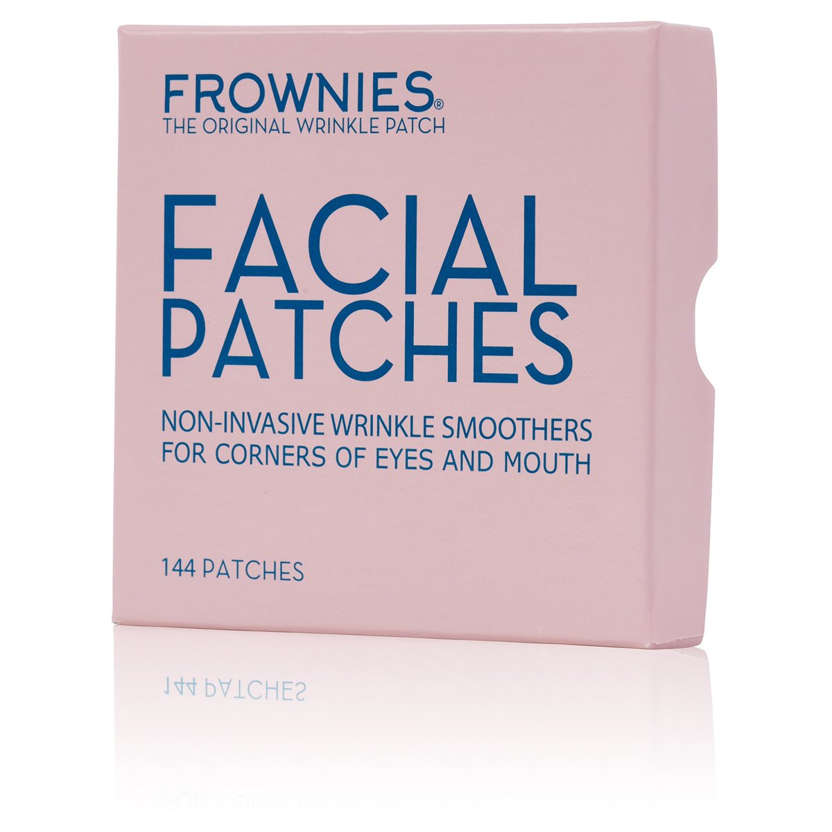 Frownies Facial Patches for Corners of Eyes & Mouth – Non-Comedogenic Anti-Wrinkle Patches to Smooth Smile Lines, Crow's Feet & Nasolabial Folds – Overnight Use – 144 Patches Avelisse