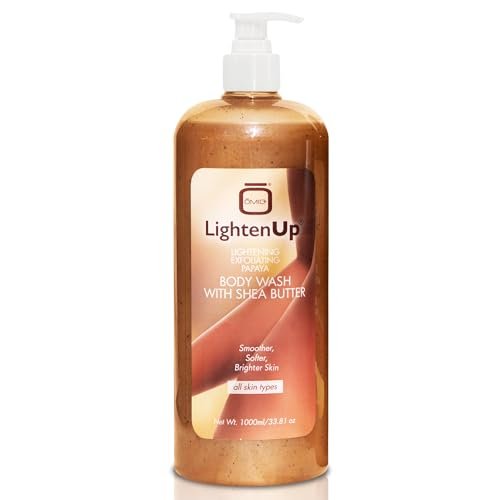 LightenUp Lighten-Up Exfoliating Body Wash with Shea Butter & Papaya - 33.8 Fl Oz Avelisse