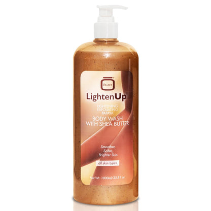 LightenUp Lighten-Up Exfoliating Body Wash with Shea Butter & Papaya - 33.8 Fl Oz Avelisse