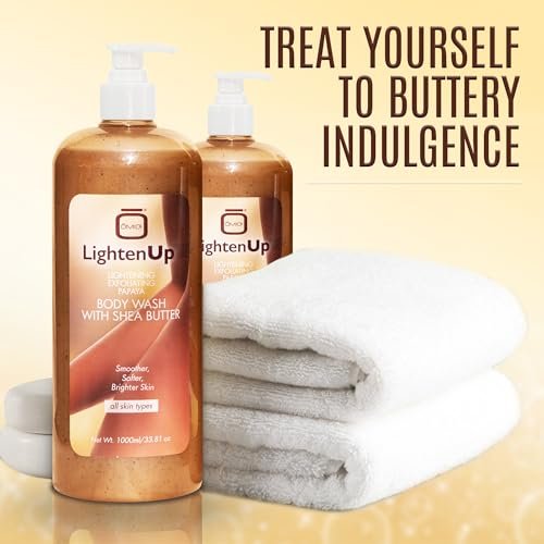 LightenUp Lighten-Up Exfoliating Body Wash with Shea Butter & Papaya - 33.8 Fl Oz Avelisse