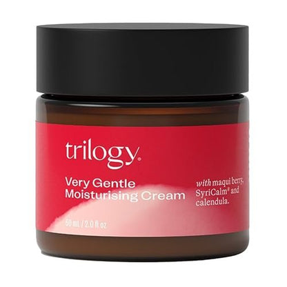 Trilogy Very Gentle Moisturising Cream with SyriCalm & Hyaluronic Acid for Sensitive Skin, 2.0 fl oz
