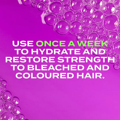 Bleach London Reincarnation Mask: Bond-Restoring Protein Hair Treatment for Dry Damaged Hair - Vegan & PETA-Approved (200ml / 6.8oz)