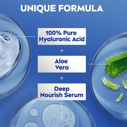 NIVEA Aloe Hydration Body Lotion for Dry Skin, 400ml (13.52 fl oz) - Moisturizing Lotion with Aloe Vera Avelisse