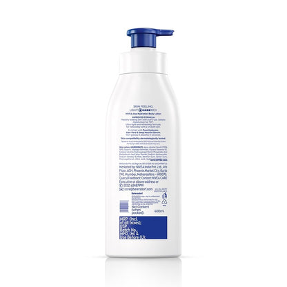 NIVEA Aloe Hydration Body Lotion for Dry Skin, 400ml (13.52 fl oz) - Moisturizing Lotion with Aloe Vera Avelisse