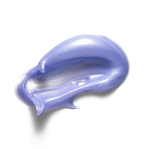 RUSK Deepshine PlatinumX Violet Lusterizer - Color Enhancing Styling Cream for Bleached Hair - Frizz Control & Shine (4 oz) Avelisse