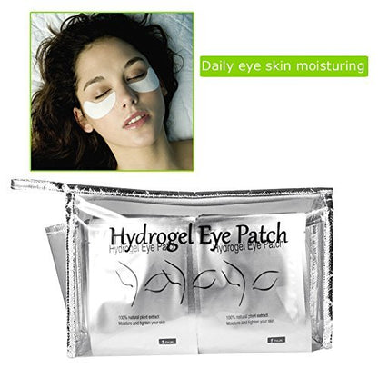 Qleng Hydrogel Eye Pads for Lash Extensions – Hydrogel Material: The gel-based composition adheres gently to the – Image 12