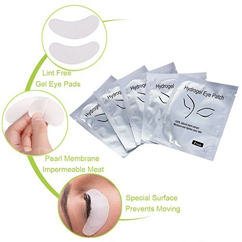 Qleng Hydrogel Eye Pads for Lash Extensions – Color: Silvery – Image 8